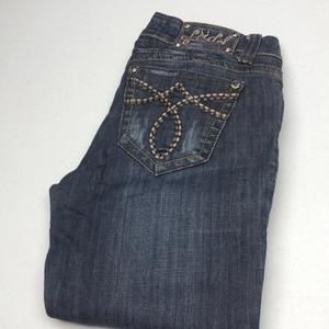 RARE L.A. IDOL PREMIUM SKINNY JEANS 5/25x31 AMBER CRYSTALS 💎